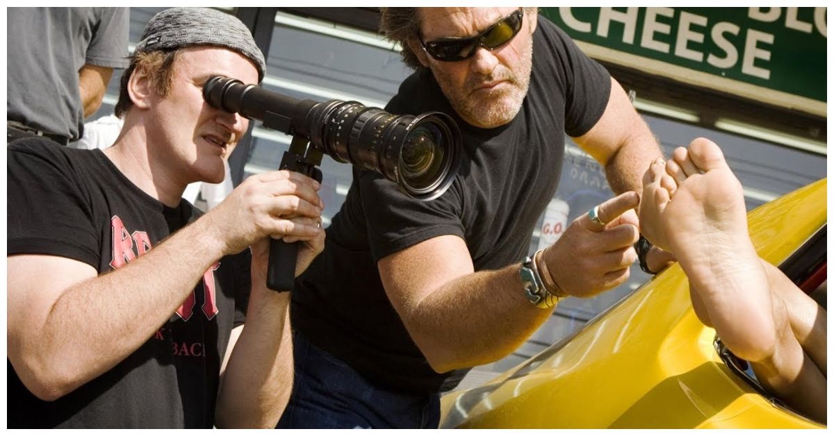 Quentin Tarantino foot fetish filming Death Proof