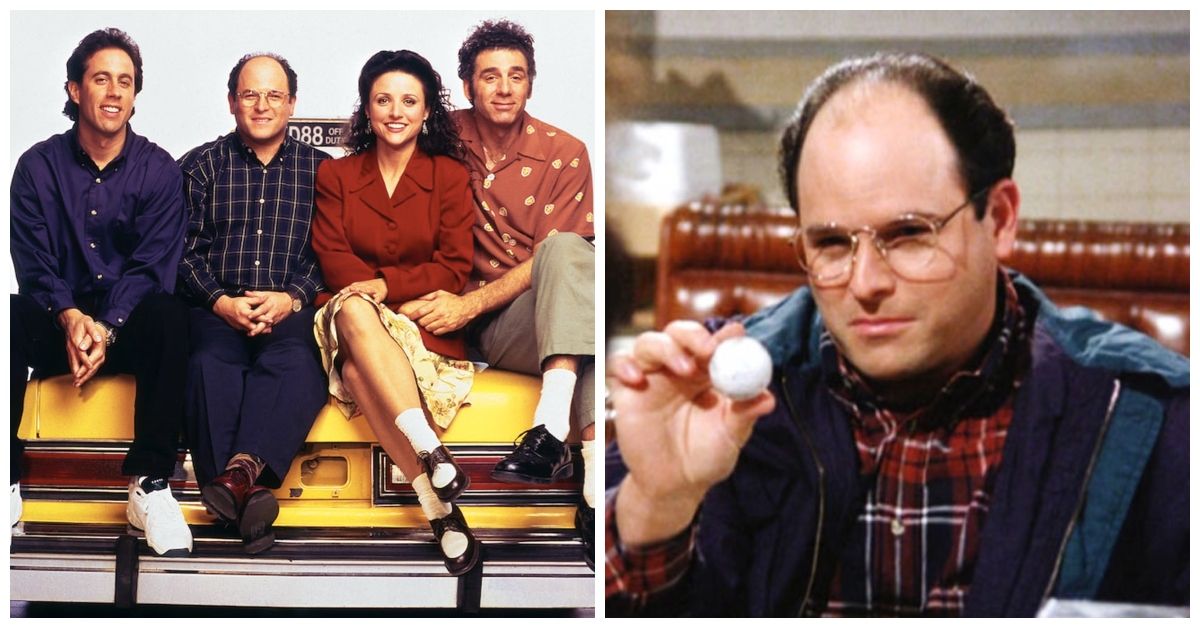 Seinfeld cast promo photo Jerry, Eliane, Kramer, and George and jason Alexander in the marine biologist peisode ending