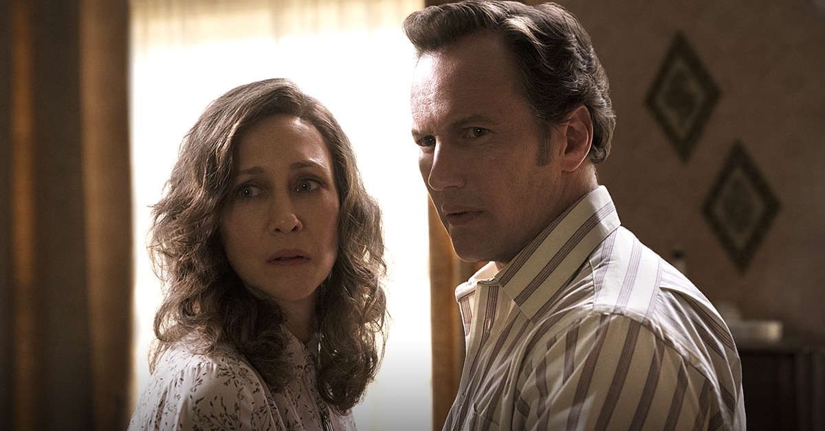 Vera Farmiga and Patrick Wilson as The Conjuring's Ed and Lorraine