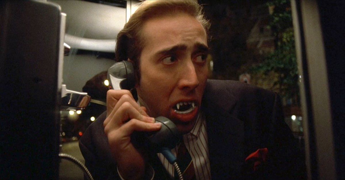 Nicolas Cage In Vampire’s Kiss