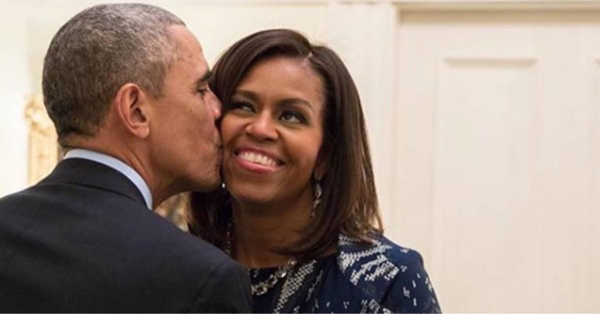Michelle Obama Shares Sweet Photo Of Her And Barack Celebrating New ...
