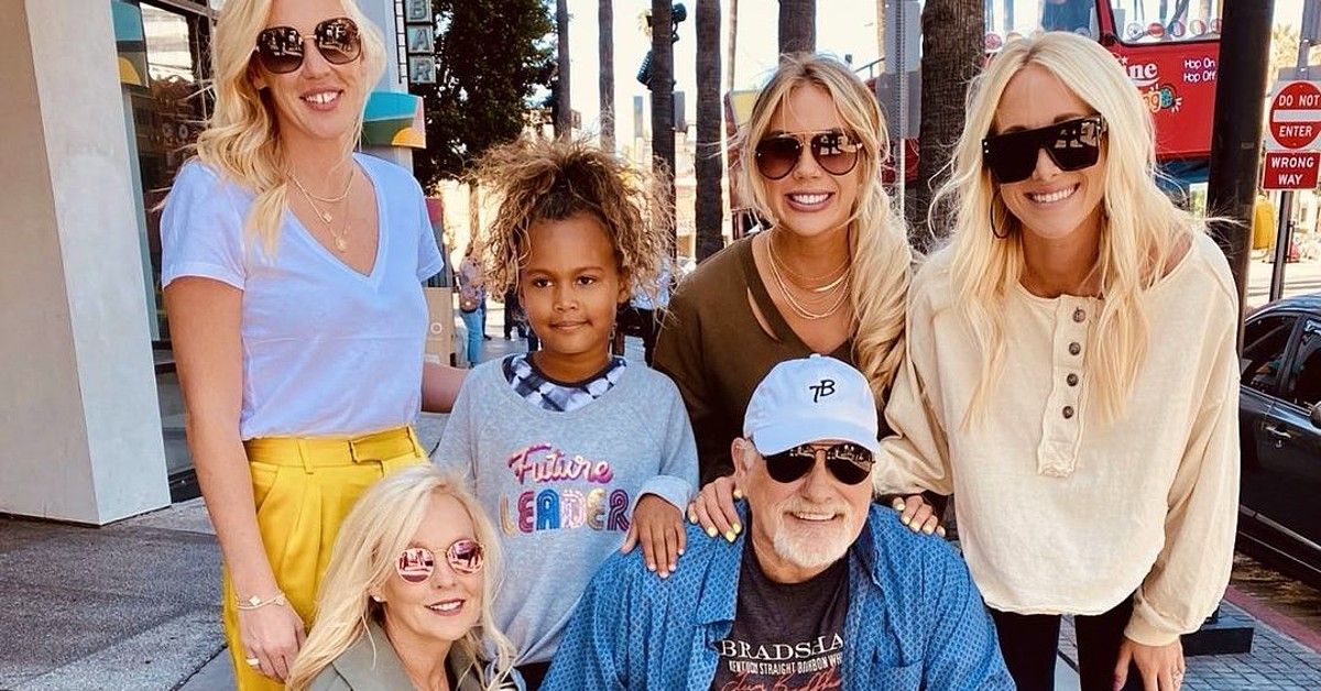 Terry Bradshaw and family posed together on Hollywood Walk of Fame