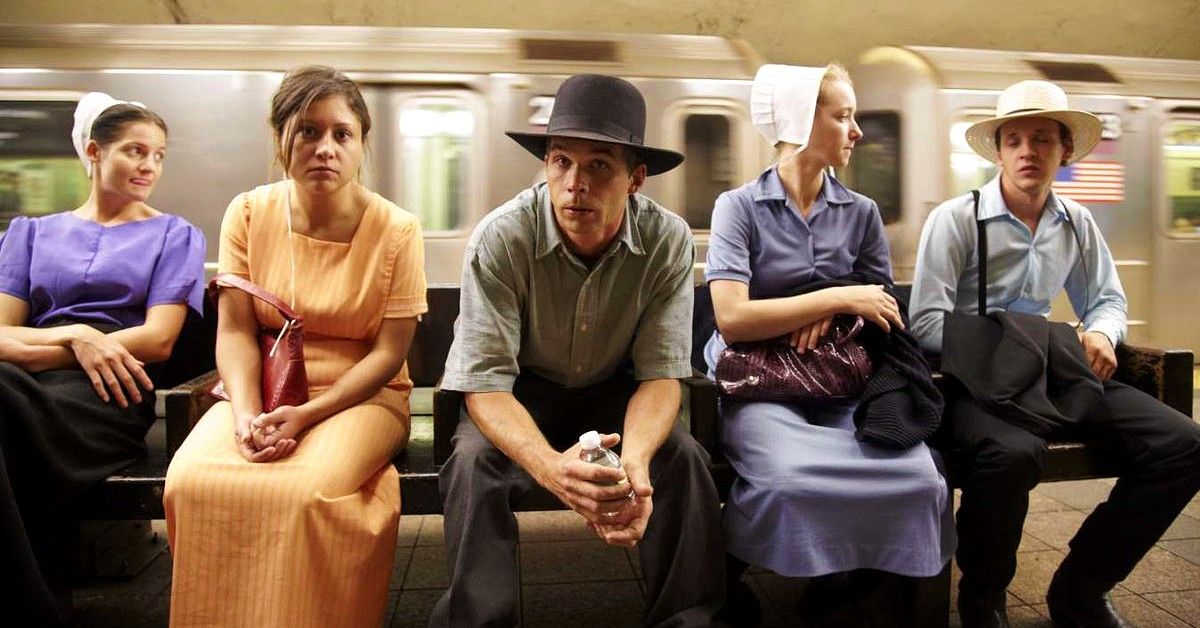 Cast of Breaking Amish in a New York Subway