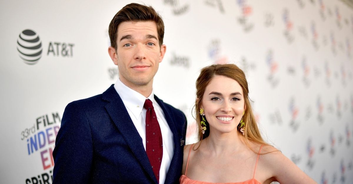 John Mulaney and his wife Annamarie Tendler at the Film Independent Spirit Awards ceremony