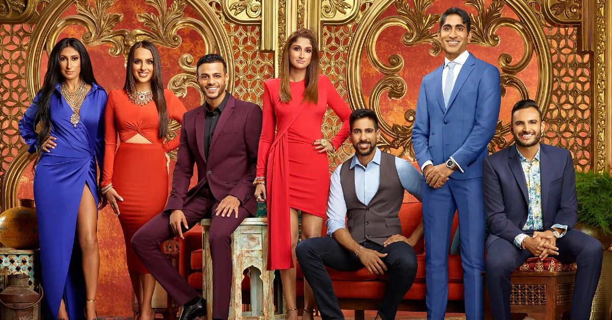 Cast of Bravo's Family Karma in promotional shoot