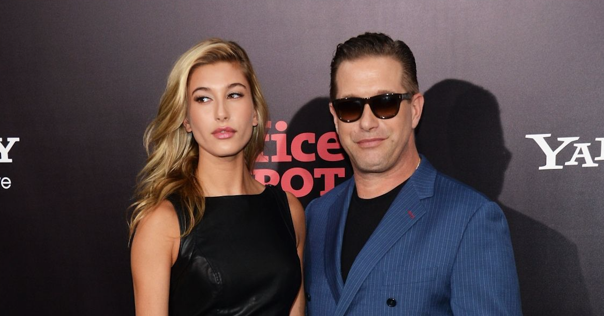 Hailey Bieber poses with her dad Stephen Baldwin