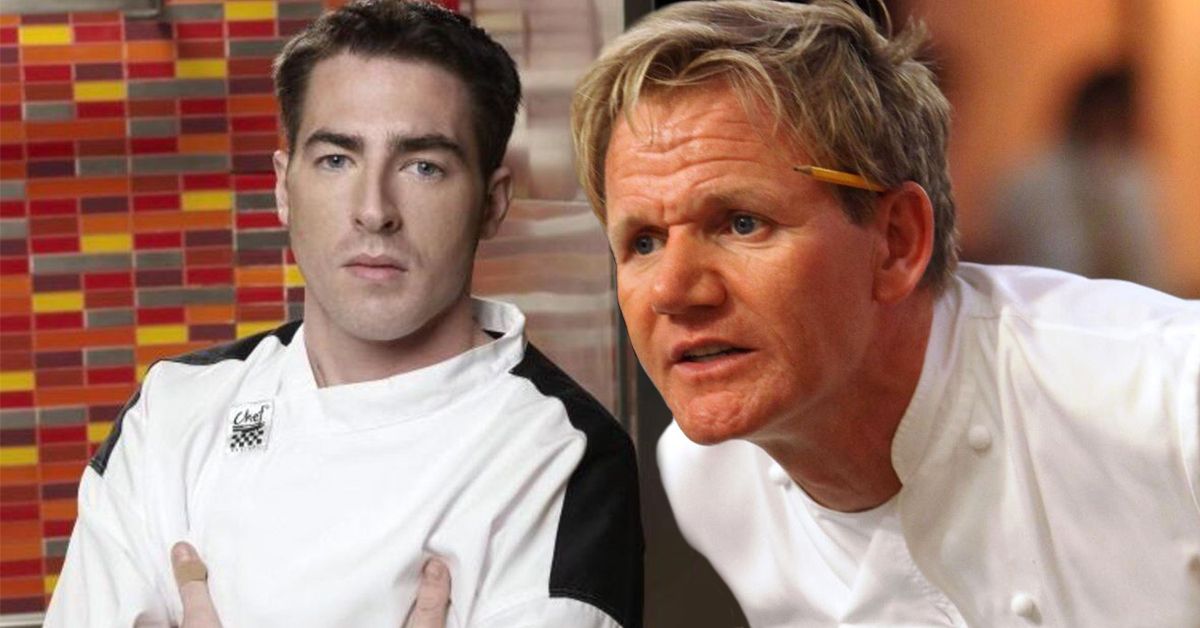 Gordon Ramsay and Joseph Tinnery battle it out in Hell's Kitchen