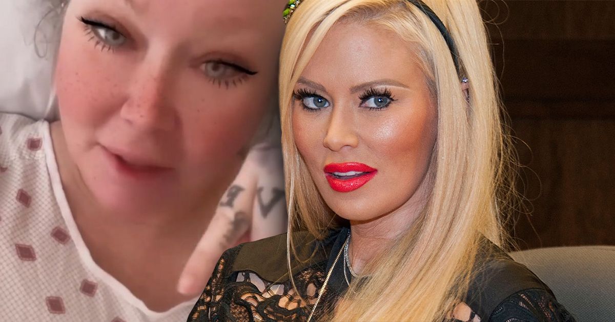 Even though Jenna Jameson can walk again.  But her mysterious illness still affects her profoundly.