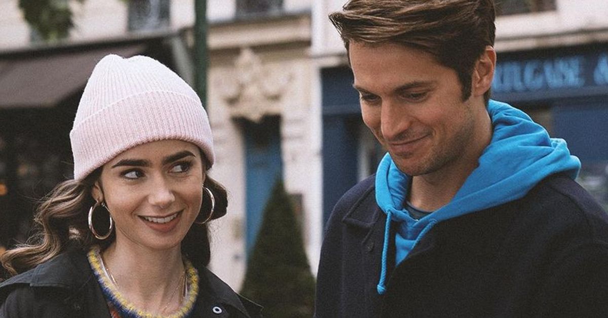 Lily Collins and Lucas Bravo of 'Emily in Paris'