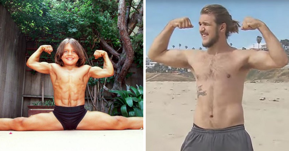 Little Hercules Richard Sandrak then and now