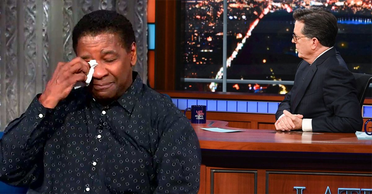 Denzel Washington on 'The Late Show with Stephen Colbert'