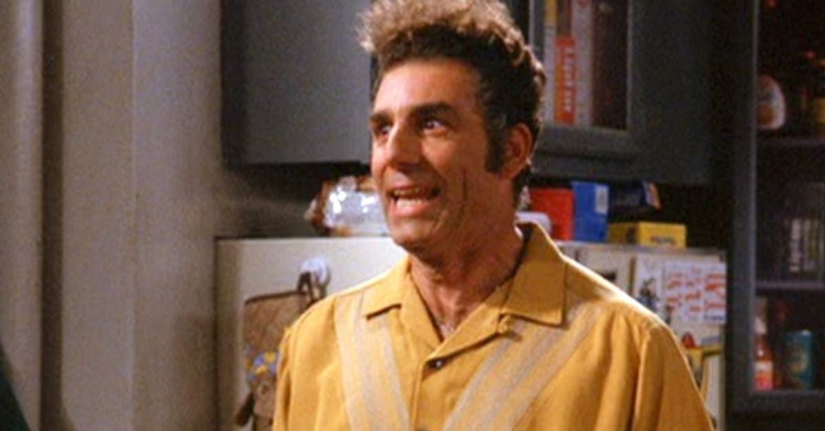 Michael Richards as Kramer crazy clothes in Seinfeld 