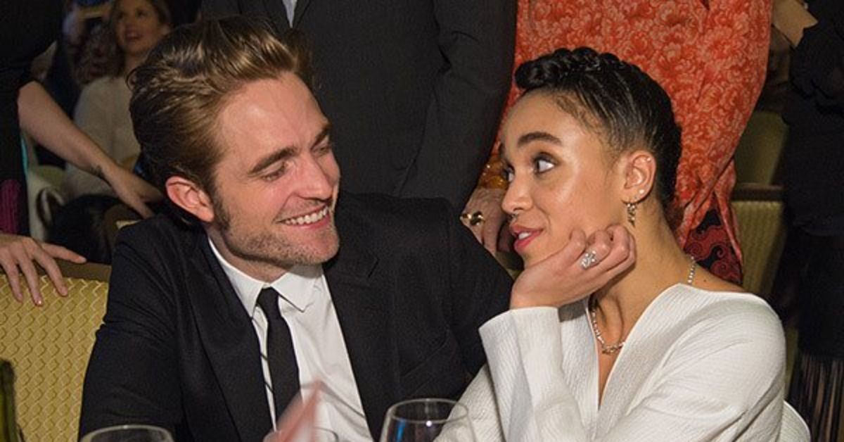 Robert Pattinson and FKA Twigs pictured together at event