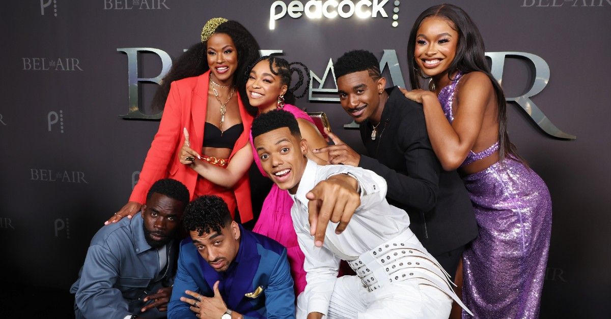 Cast of Peacock's Bel-Air at premiere party