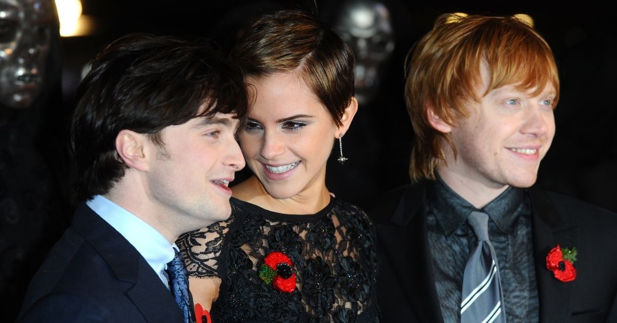 Actor Daniel Radcliffe, Emma Watson and Rupert Grint attend the 'Harry Potter and the Deathly Hallows Part 1' World Premiere