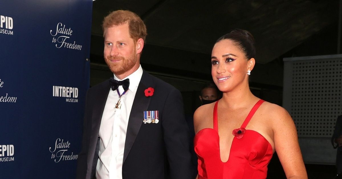 Meghan and Harry at an event