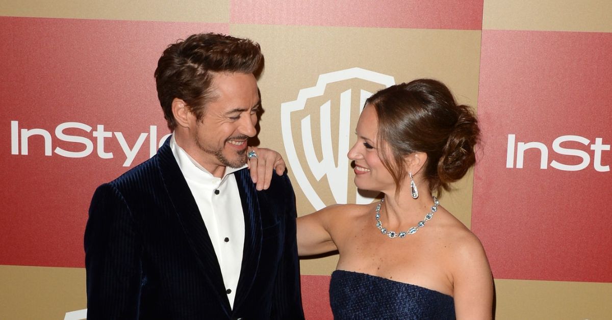 Robert Downey Jr. and Susan Downey, Warner Bros. And InStyle Golden Globe Awards After Party, 2013