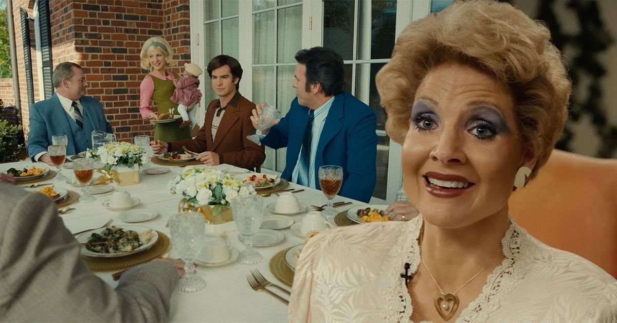 Jessica Chastain in 'The Eyes Of Tammy Faye', which also stars Andrew Garfield. 