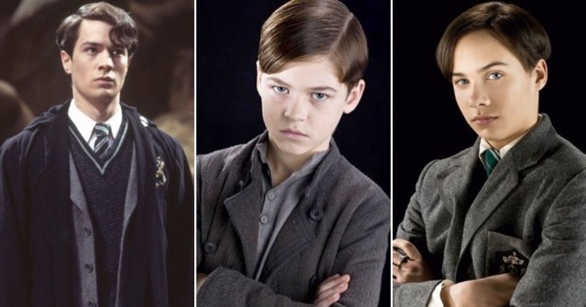 Christian Coulson, Hero Fiennes Tiffin, Frank Dillane as Tom Riddle / young Voldemort in Harry Potter Series