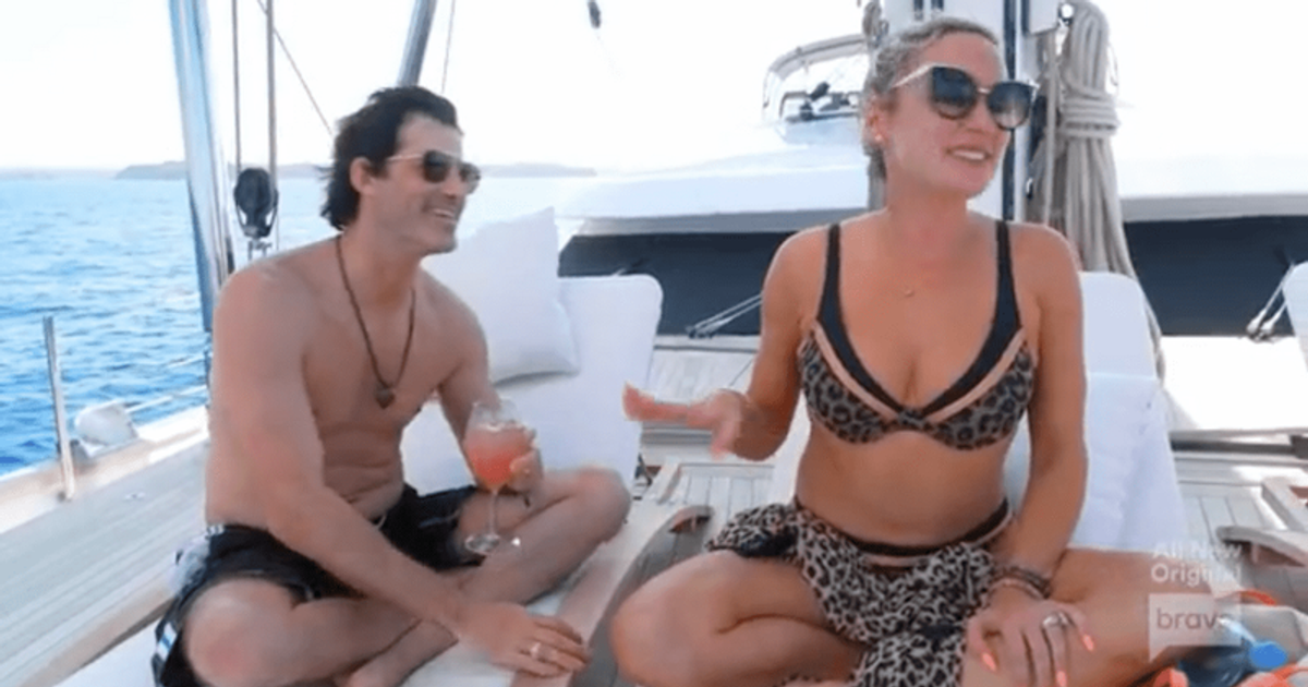 Charter Guests Chuck and Erica Below Deck Sailing Yacht Season 3