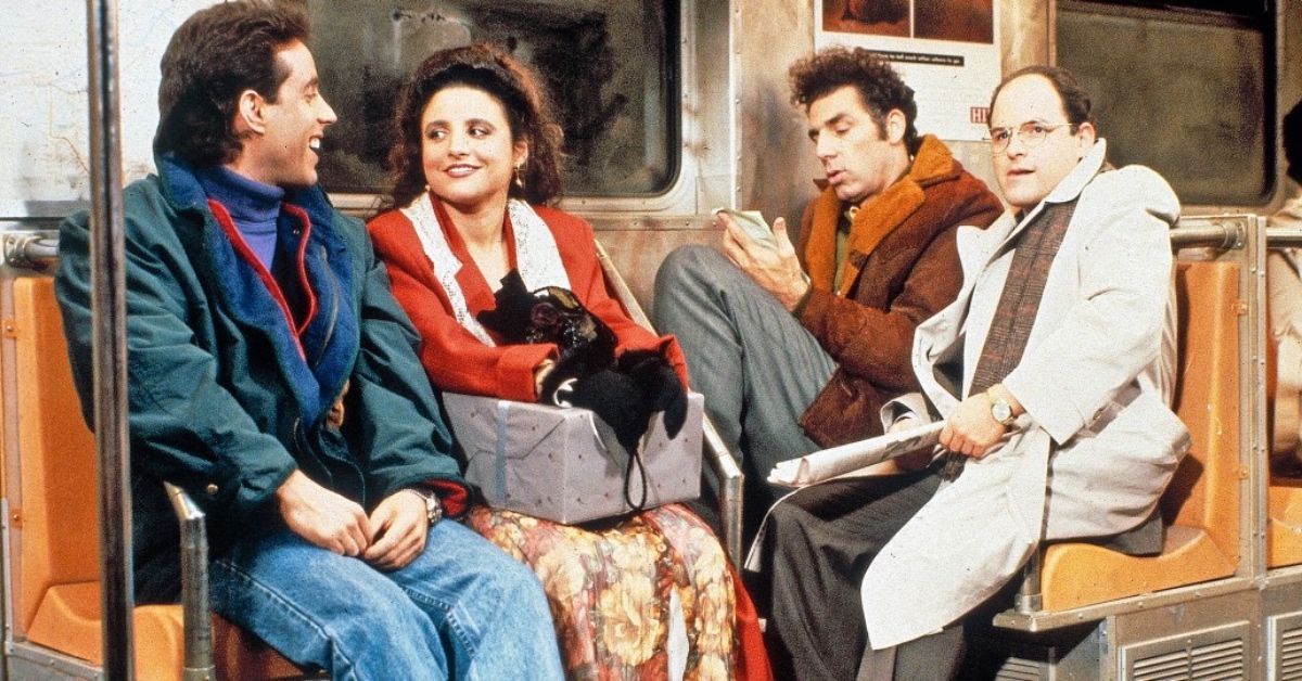 A photo of the cast of Seinfeld