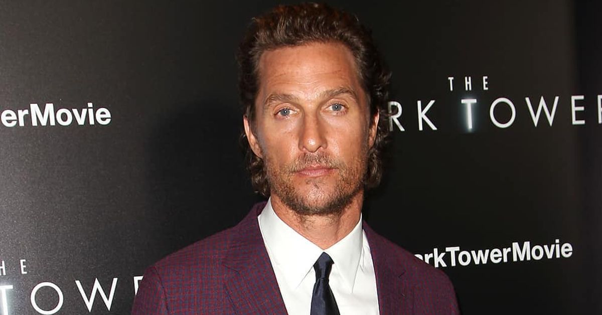 Matthe McConaughey at the premiere of 'The Dark Tower'