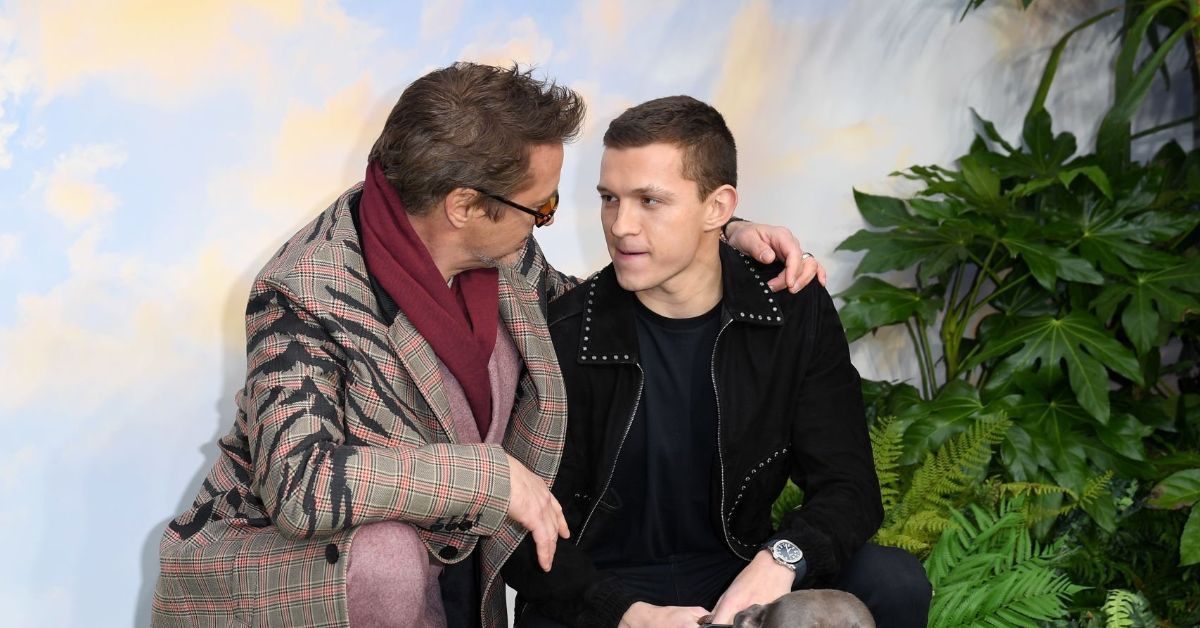 Robert Downey Jr and Tom Holland, Dolittle special screening, London, 2020