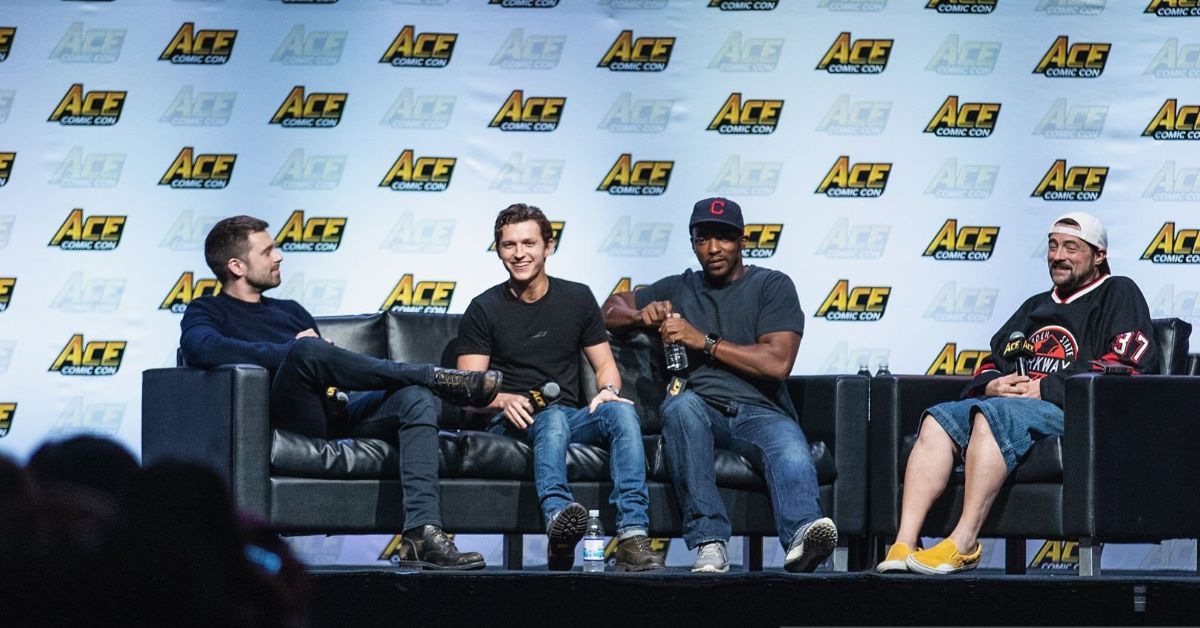 Sebastian Stan, Tom Holland, Anthony Mackie and Kevin Smith, ACE Comic Con, 2018