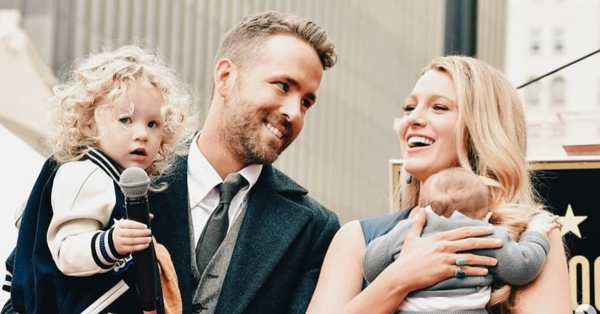 Blake Lively, Ryan Reynolds and their daughters Inez and James