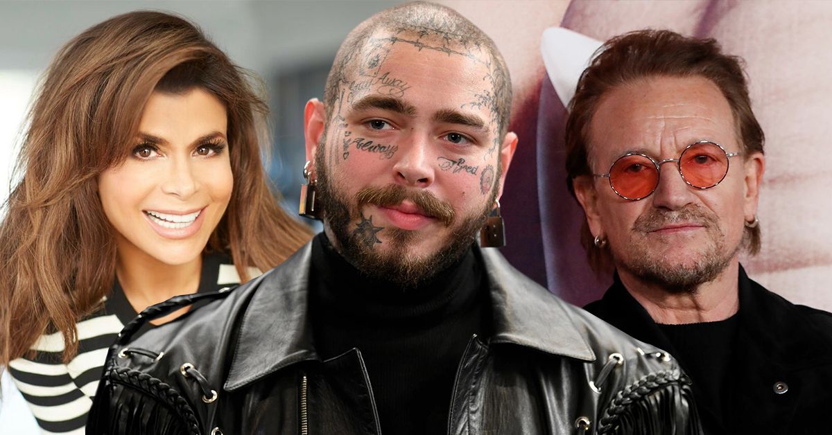 Paula Abdul, Bono, and Post Malone, all singers who survived plane crashes