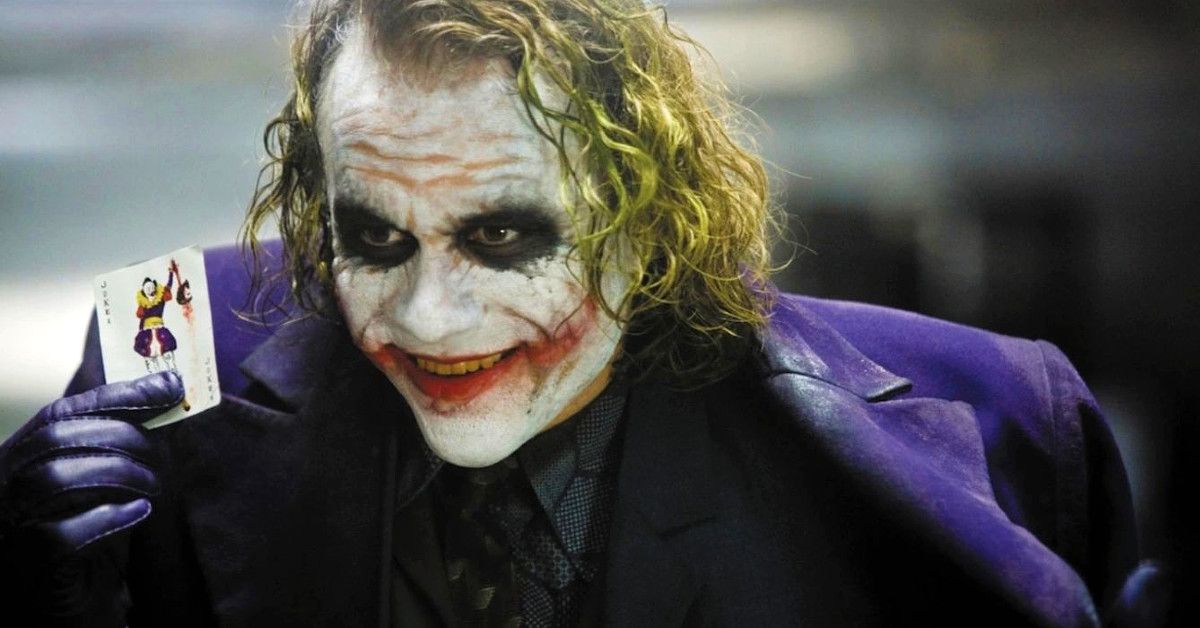 Heath Ledger as Joker in Dark Knight