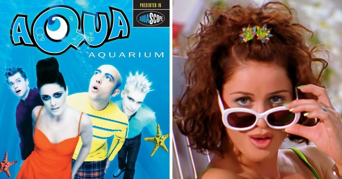 90s band Aqua and their hit song Barbie Girl