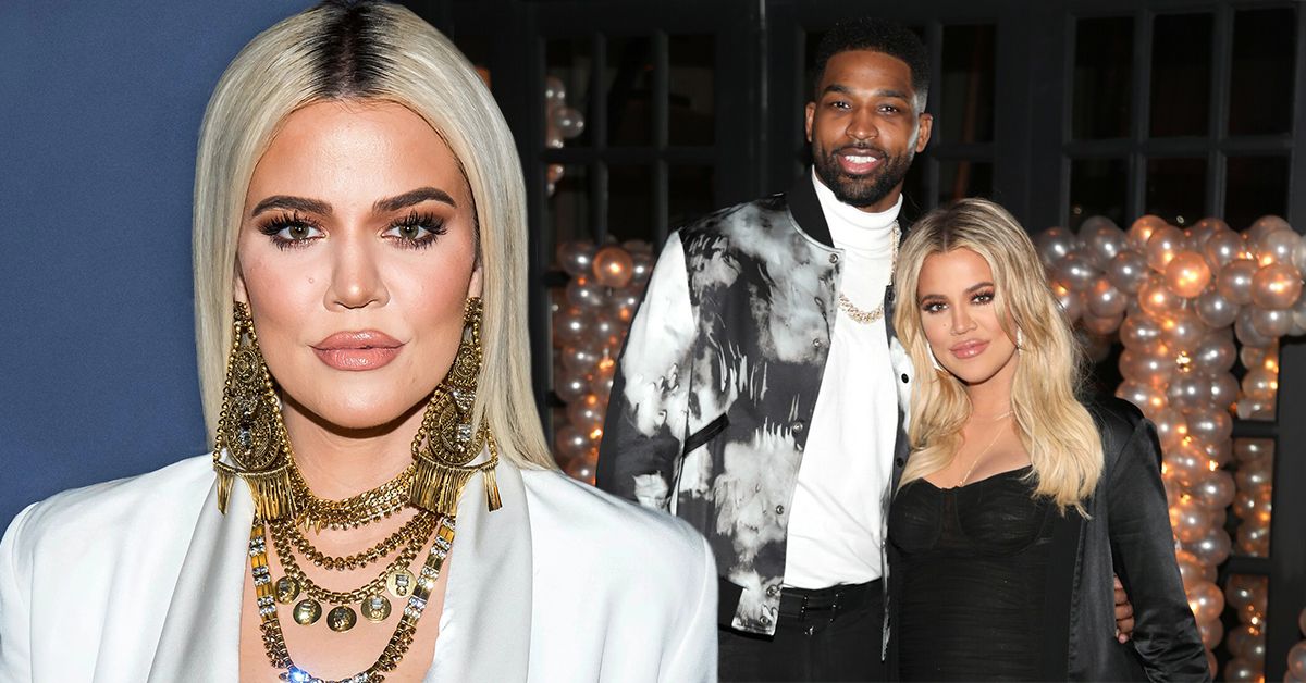 Khloe and ex-Tristan Thompson before separating 