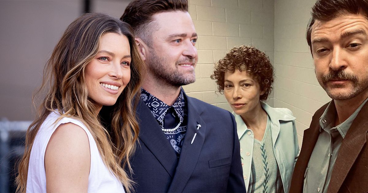 Jessica Biel and Justin Timberlake on the red carpet and in costume for 'Candy'