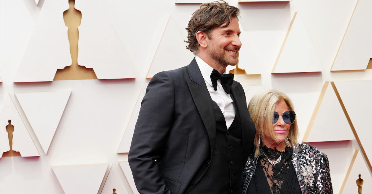 Bradley Cooper and his mom Gloria Campano at a Hollywood event