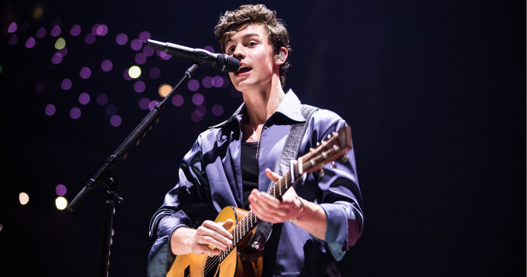 Shawn Mendes Performing At A Concert