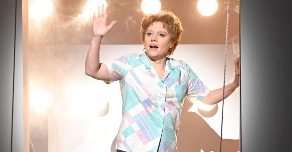 Kate McKinnon performs a skit in her final Saturday Night Live show
