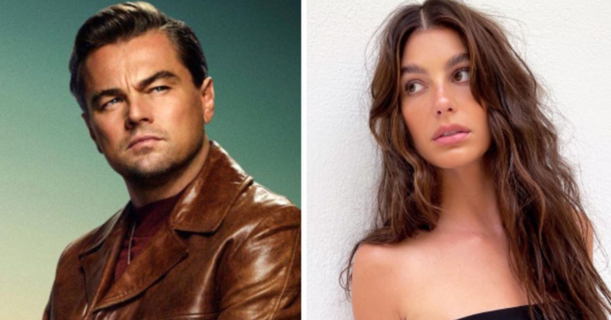 Leonardo DiCaprio poster Once Upon a Time in Hollywood, Camila Morrone Instagram no-makeup makeup