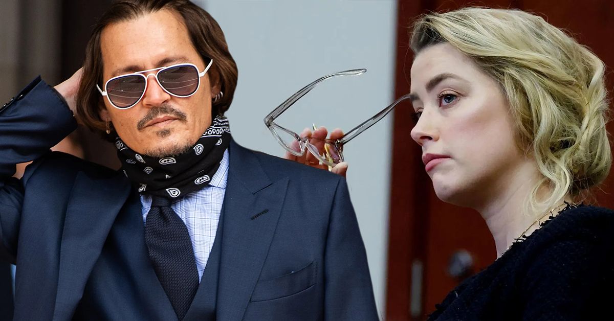 Johnny Depp and Amber Heard in court