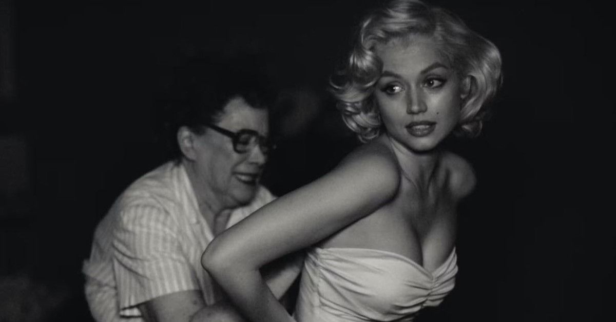 Ana de Armas as Marilyn Monroe in Blonde via Twitter