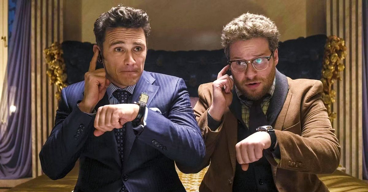 James Franco and Seth Rogan in an interview.