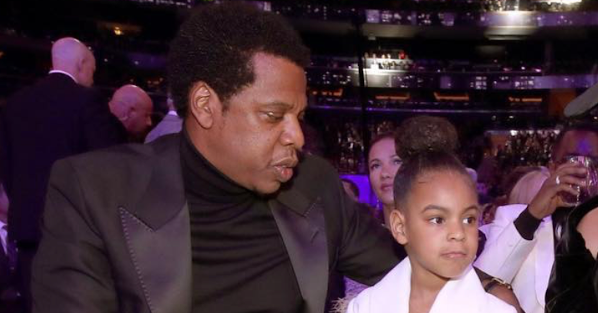 Jay-Z and Blue Ivy at the Grammys