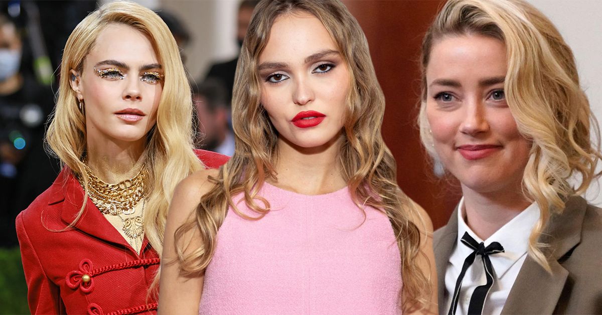 Lily-Rose Depp And Cara Delevingne's Friendship Has Drastically Changed Since The Amber Heard Trial (please include all three stars)