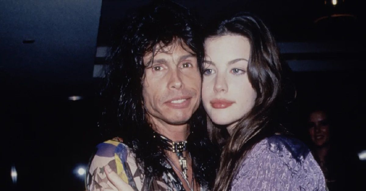 Liv Tyler and Steven Tyler when they were younger