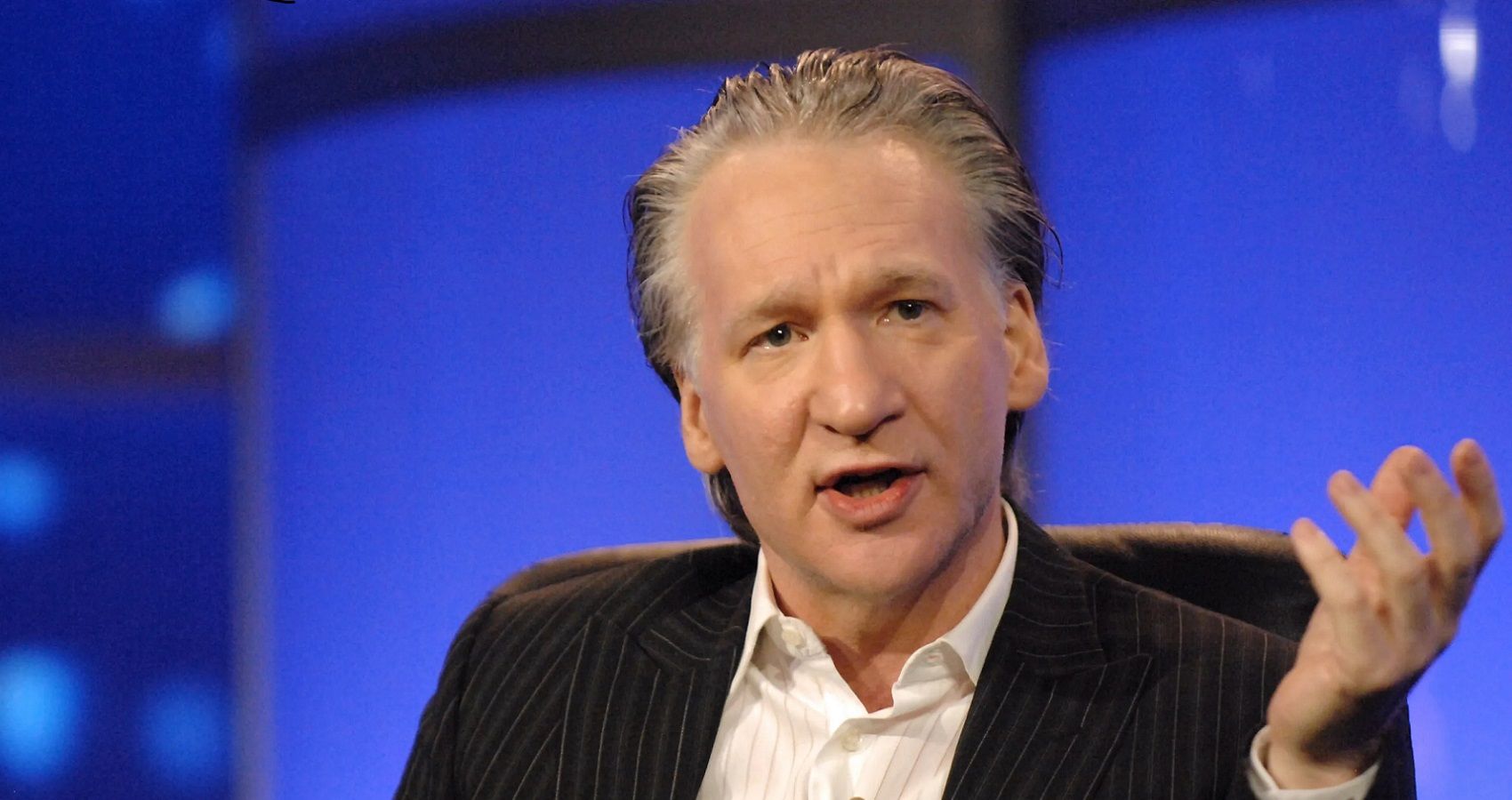 Bill Maher looking frustrated