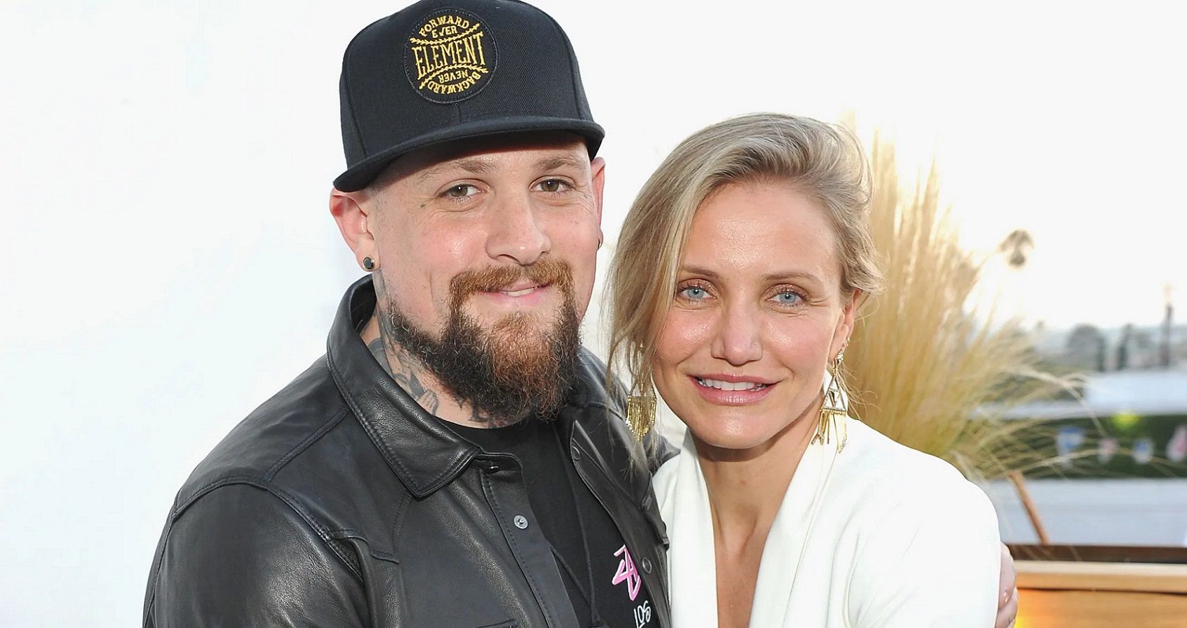 Cameron Diaz And Benji Madden looking very happy