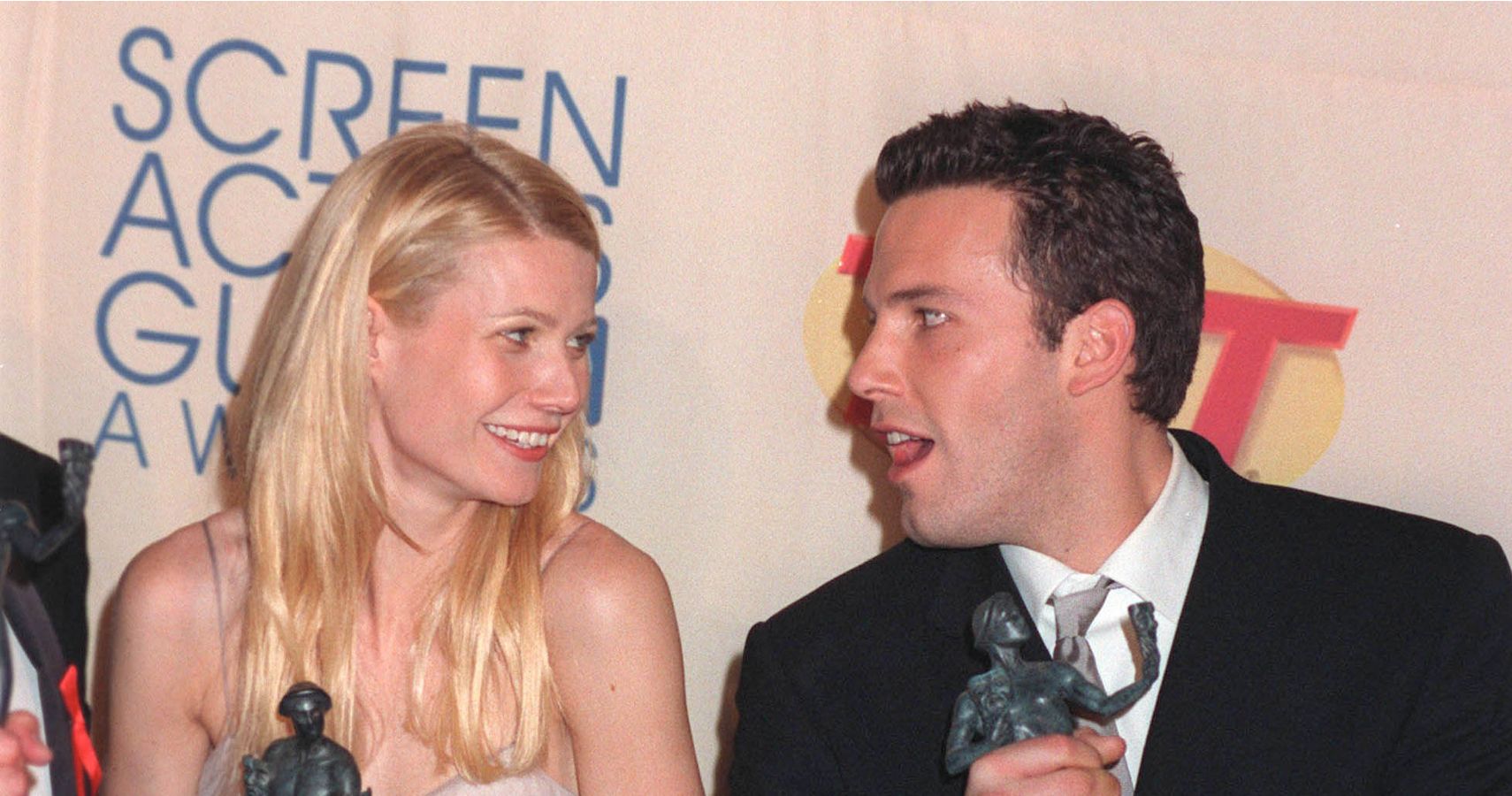 Gwyneth Paltrow and Ben Affleck Staring At Each Other