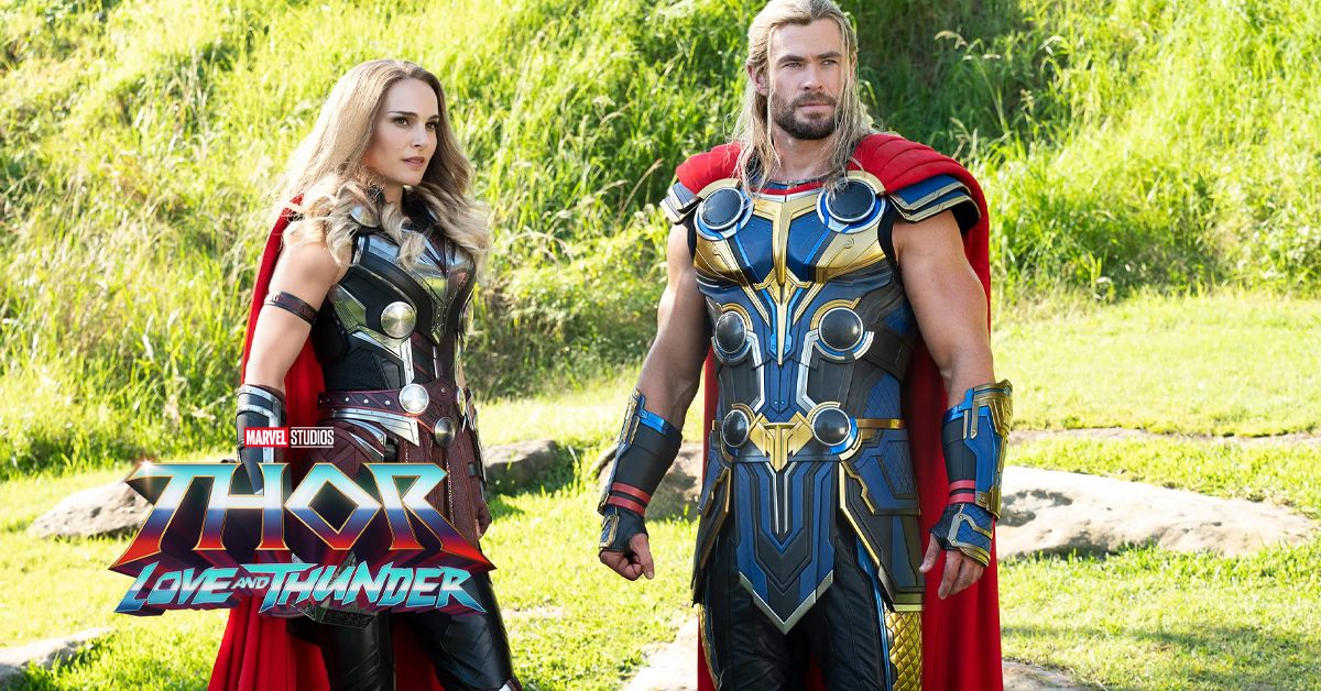 Natalie Portman and Chris Hemsworth Thor Love And Thunder