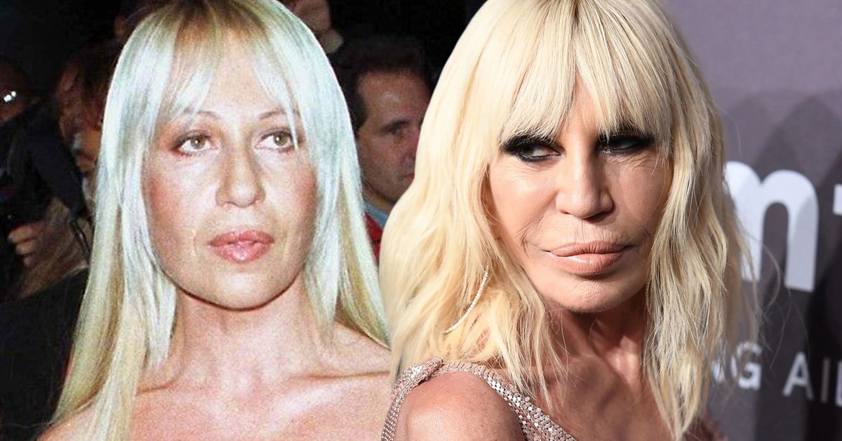 Donatella Versace before and after: Young Donatella's style compared to now