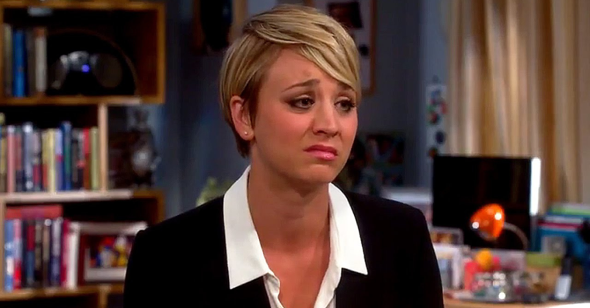 Kaley Cuoco as Penny with short hair on The Big Bang Theory